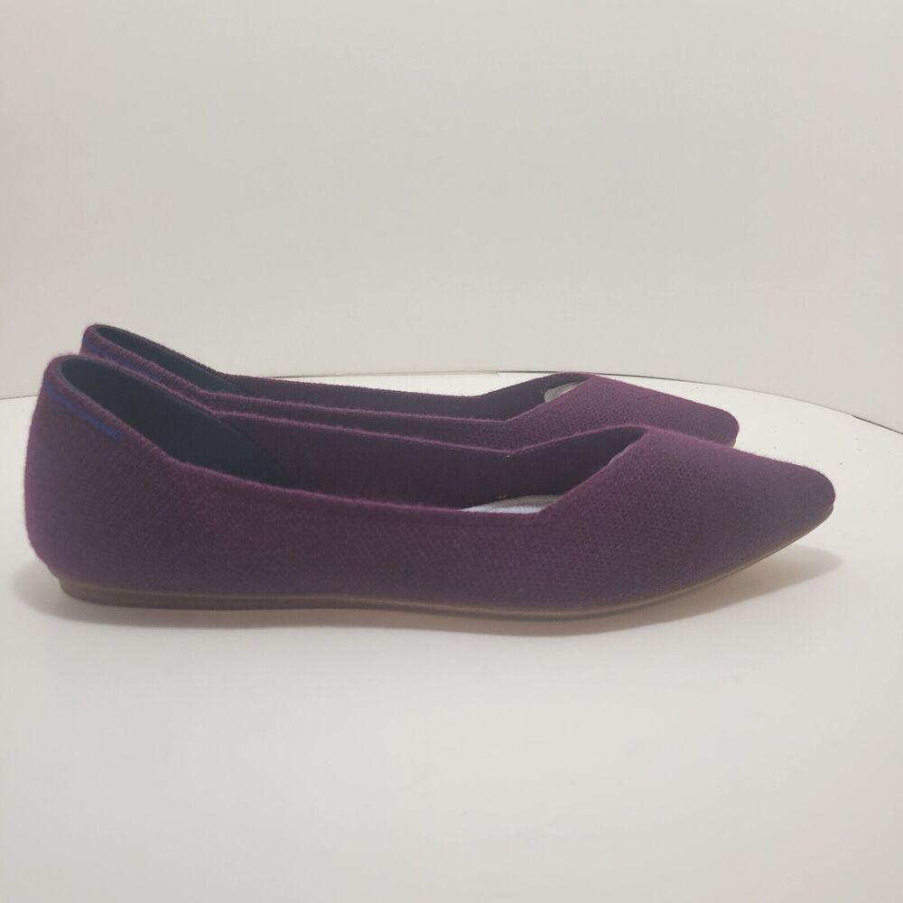 Rothy's Plum Purple Pointed-Toe Flats - Picture 8 of 10